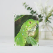 Green Lizard Briefkaart (Staand voorkant)