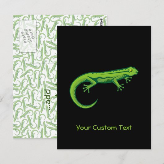 Green Lizard Briefkaart (Voorkant / Achterkant)