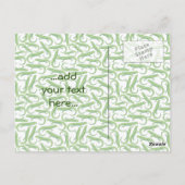 Green Lizard Briefkaart (Achterkant)