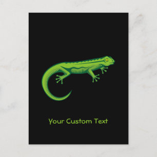 Green Lizard Briefkaart
