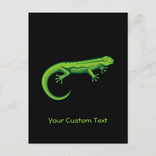 Green Lizard Briefkaart (Voorkant)