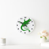 Green Lizard Design Personalised Ronde Klok (Huis)