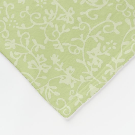 Green Lizard Fleece Deken (Hoek)