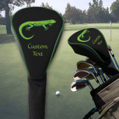 Green Lizard Golf Head Hoesje Golfheadcover