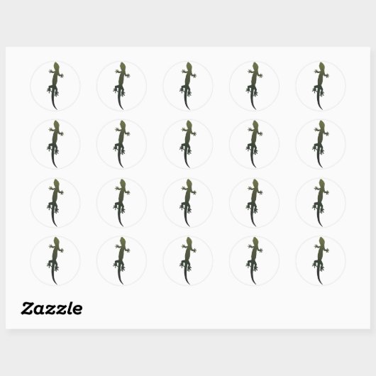 Green Lizard Gradient Sticker (Vel)