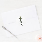 Green Lizard Gradient Sticker (Envelop)