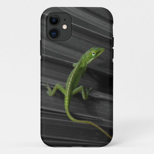 Green Lizard iPhone 5 Barely Daar Hoesje (Achterkant)