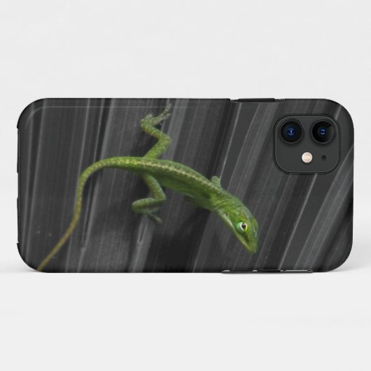 Green Lizard iPhone 5 Barely Daar Hoesje (Achterkant (horizontaal))
