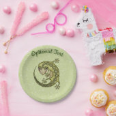 Green Lizard Papieren Bordje (Feest)