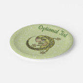 Green Lizard Papieren Bordje (Gekanteld)