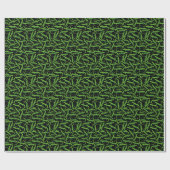 Green Lizard Pattern Cadeaupapier (Vlak)
