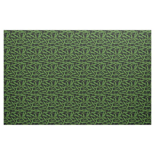 Green Lizard Pattern Stof (Yard (91,4 cm))