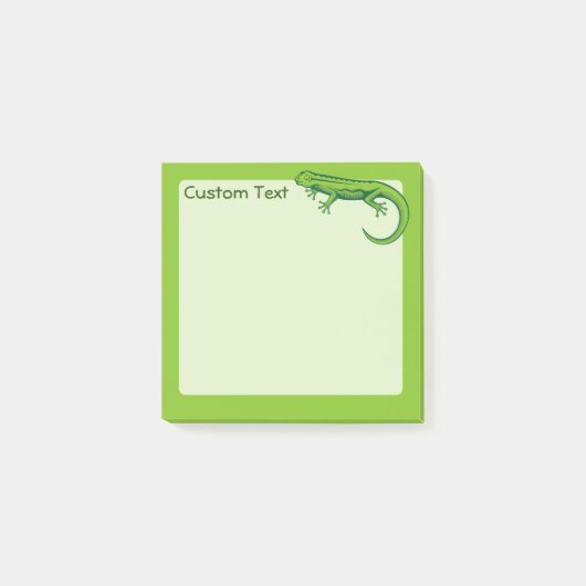 Green Lizard Post-it® Notes (Voorkant)