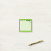 Green Lizard Post-it® Notes (Op bureau)