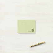 Green Lizard Post-it® Notes (Op bureau)