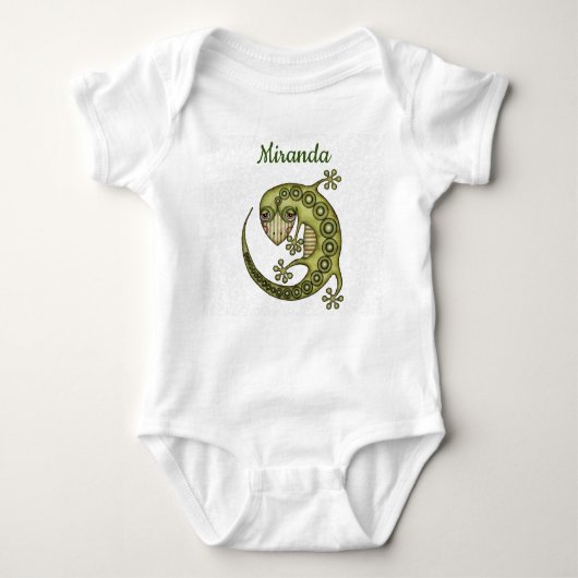 Green Lizard Romper (Voorkant)