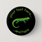 Green Lizard Ronde Button 5,7 Cm (Voorkant)