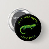 Green Lizard Ronde Button 5,7 Cm (Voorkant /achterkant)