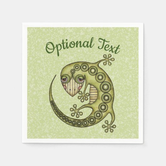 Green Lizard Servet (Voorkant)