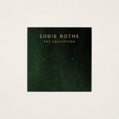 Green Lizard Skin Stud Earring Display Kaart (Voorkant)