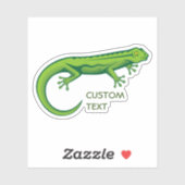 Green Lizard Sticker (Vel)