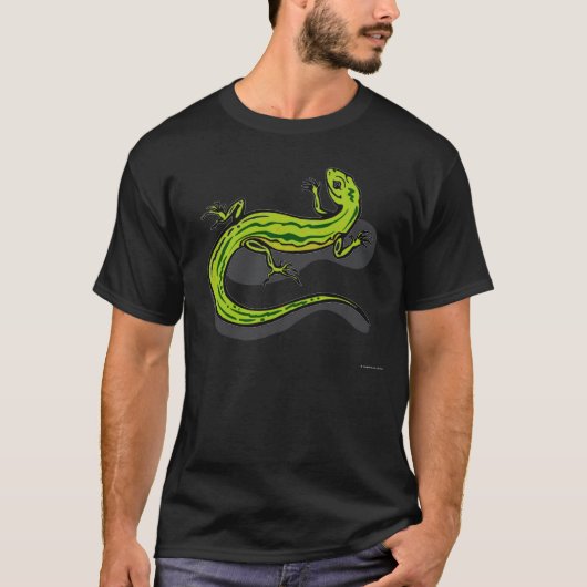 Green Lizard van Junglewalk T-shirt (Voorkant)