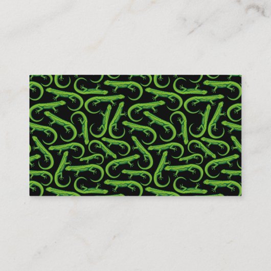 Green Lizard Visitekaartje (Achterkant)