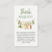 Green Locally Grown Baby Shower Babok Request Card Informatiekaartje (Voorkant)