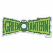 Green Logo Flames Sticker (Voorkant)