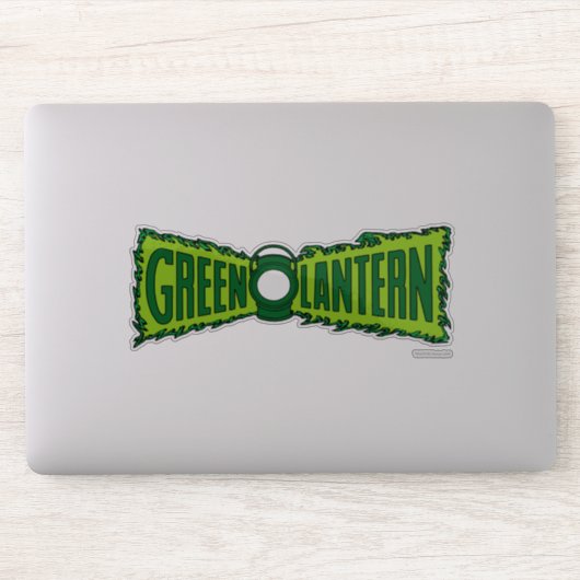 Green Logo Flames Sticker (Computer)