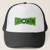 Green Logo Flames Trucker Pet (Voorkant)