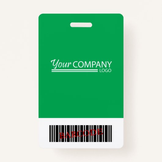 Green Logo Photo ID Medewerker Entry Key Kaart Badge (Achterkant)