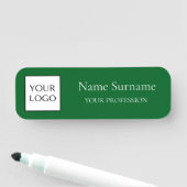 Green Logo Promotional  Naamplaatje (In situ)