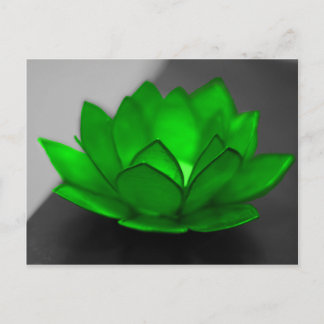 Green Lotus Briefkaart