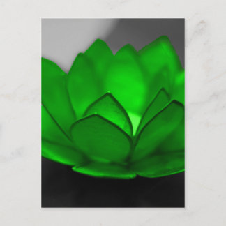 Green Lotus Briefkaart