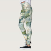 Green Lotus Flowers Serenity Leggings (Links)