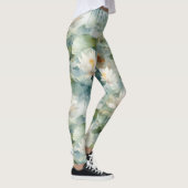 Green Lotus Flowers Serenity Leggings (Rechts)