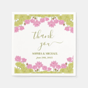 Green Lotus Lily Flowers Wedding Indian Servet