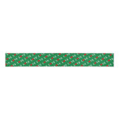 Green LOVE Heart Grosgrain Lint (Voorkant)