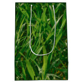 Green Love Lawn Care-service Middelgrote Gift Bag Medium Cadeauzakje (Achterkant)