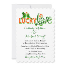 Green Lovebirds en Shamrock bruiloft