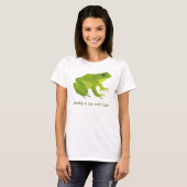 Green Low Poly Life Frog Vrouwen T-shirt (Voorkant volledig)