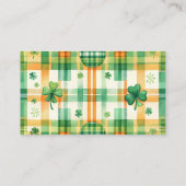 Green Lucky Little Shamrock Boeken voor Baby Informatiekaartje (Achterkant)