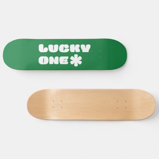 Green Lucky One Skateboard (Horizontaal)