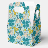 Green Lucky Shamrocks Clover St. Patrick's Day Bedankdoosjes (Geopend)