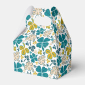 Green Lucky Shamrocks Clover St. Patrick's Day Bedankdoosjes (Achterkant)