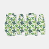 Green Lucky Shamrocks Clover St. Patrick's Day Bedankdoosjes (Uitgevouwen)