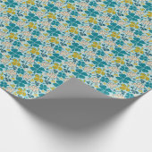 Green Lucky Shamrocks Clover St. Patrick's Day Cadeaupapier (Hoek)