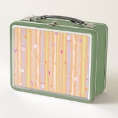 Green Lunch Box – Baby Joy & Creatures Pastel (Voorkant)