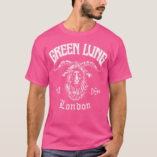 Green Lung Band Goatwizard T-shirt (Voorkant)